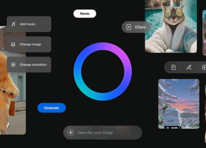Meta lança na Europa feed de vídeos curtos por IA no app Meta AI