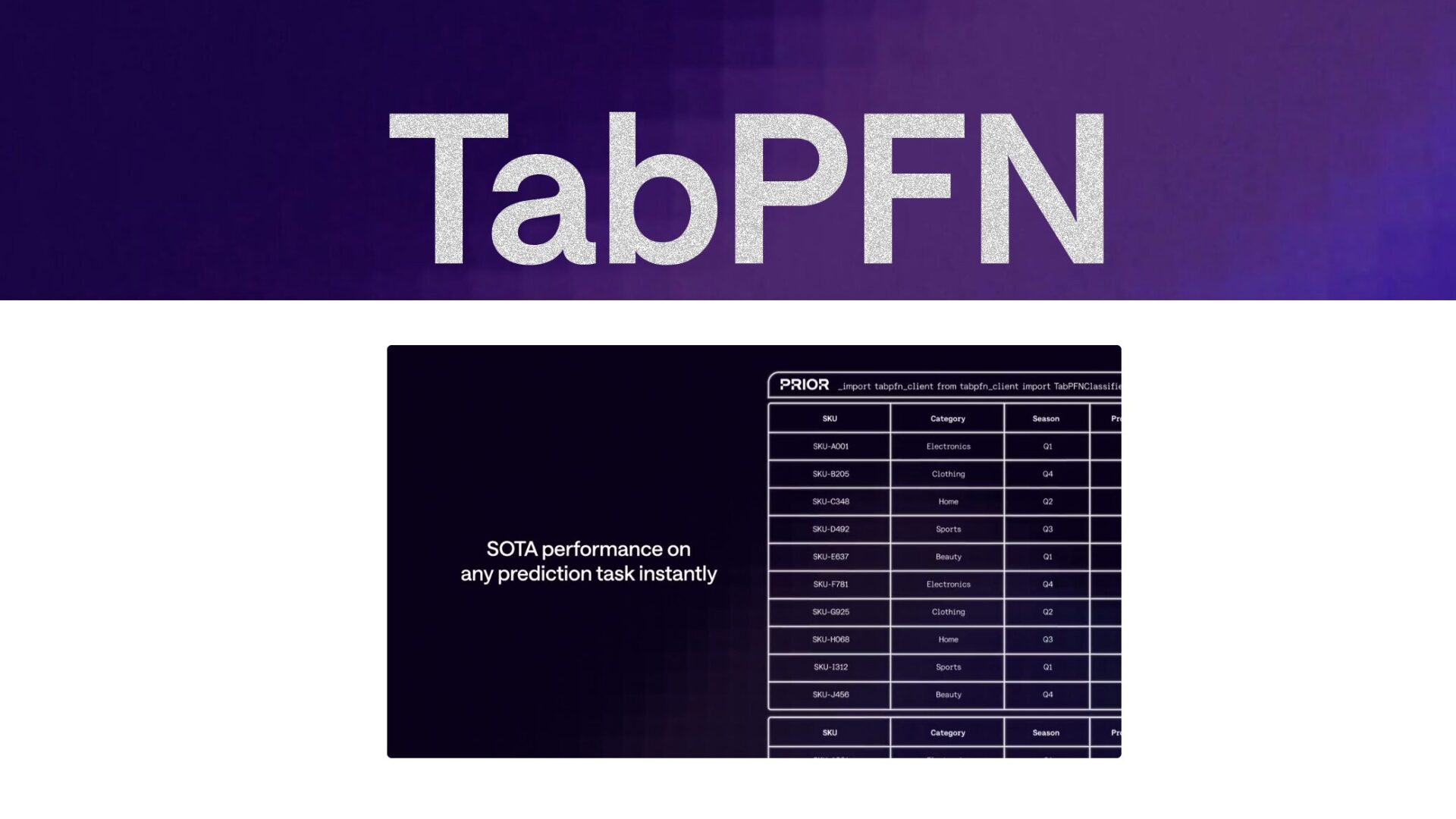PriorLabs lança TabPFN 8.0.0 com TabPFN-3 padrão e otimizações GPU