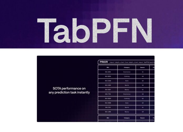 PriorLabs lança TabPFN 8.0.0 com TabPFN-3 padrão e otimizações GPU