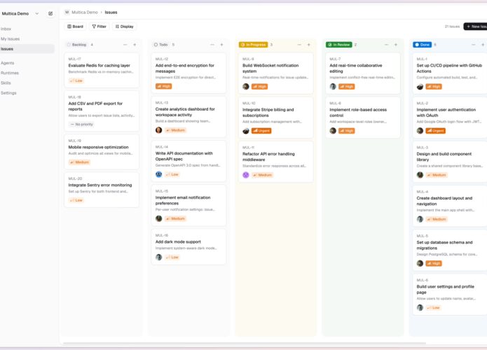 Multica v0.2.26 traz exclusão de sessões e melhorias no runtime