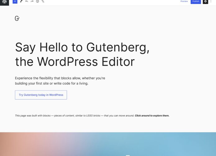 WordPress/Gutenberg 23.1.0 lançado com melhorias no editor de mídia e UI administrativa